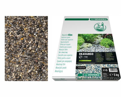 Dennerle Natural Gravel Okavango, 4-8 MM 5 KG