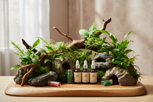 Het Aquascape Pakket is dé easy win als je snel meer sfeer, structuur en “jungle-vibes” in je aquarium wilt. Geen gedoe met los shoppen — gewoon alles in één keer goed geregeld. 